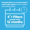 B & K Filtrete 20 in. W X 25 in. H X 4 in. D Pleated 11 MERV Pleated Allergen Air Filter 2 pk NADP03-2PK-2 - alternate 5